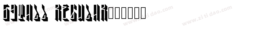 69tall Regular字体转换